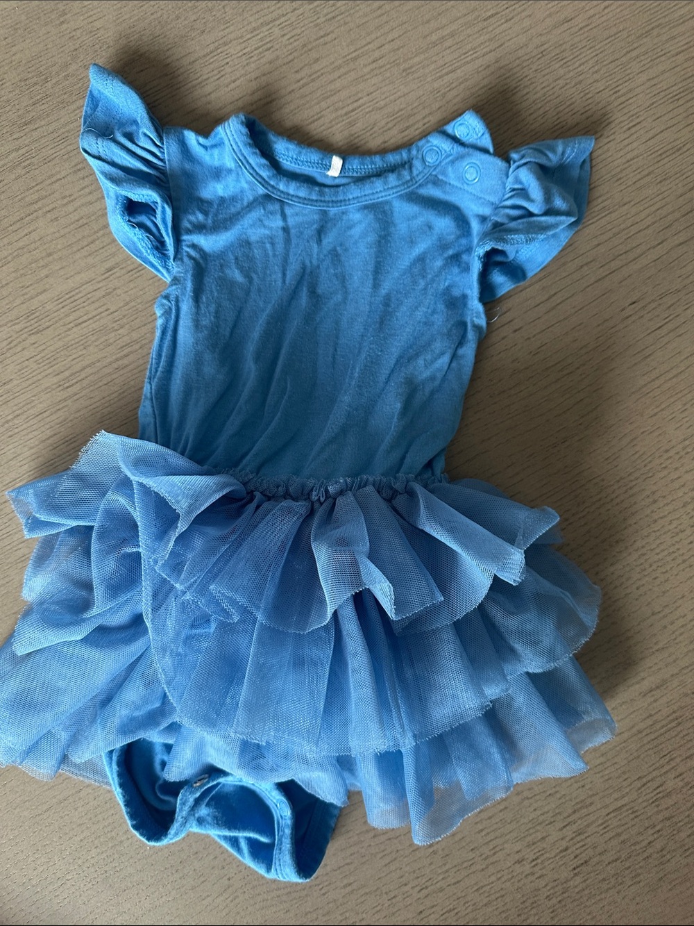 Blue Tulle Tutu One-Piece Kids Costume